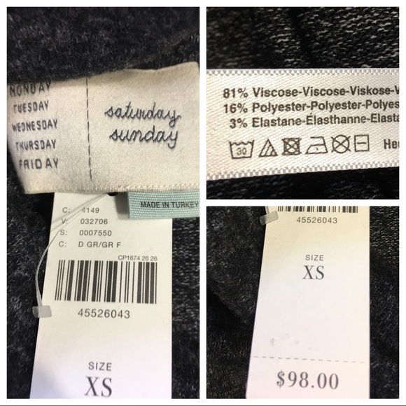 NWT Anthro Saturday Sunday Sweater Dress - Picture 6 of 6